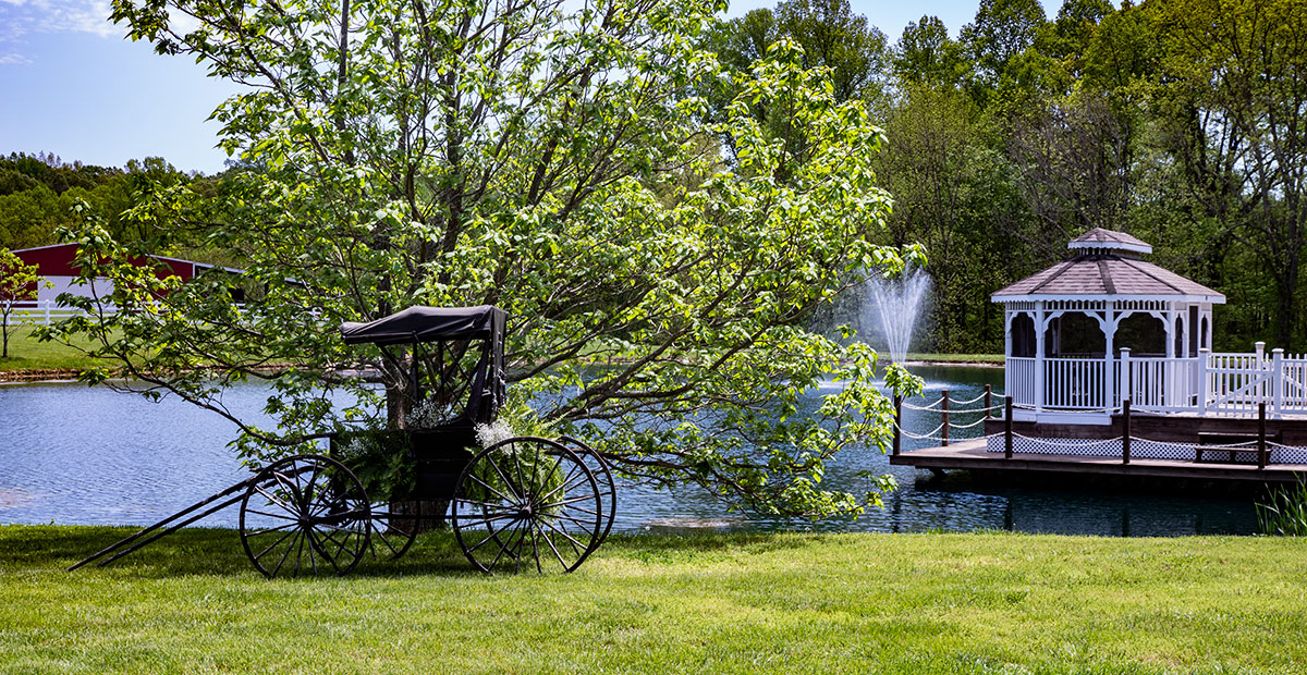 Gazebo and carriage